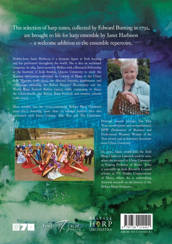 The Belfast Harp Orchestra - Arrangements for Harp Ensemble by Janet Harbison - Image 2